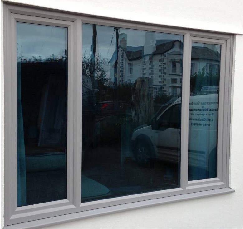 Grey PVC Window