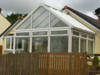 Image of a recently constructed Conservatory by Newquay Plastics