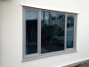Custom Made Grey PVC Windows & Blue Glass 2
