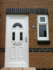 Front Door with Adjacent Window