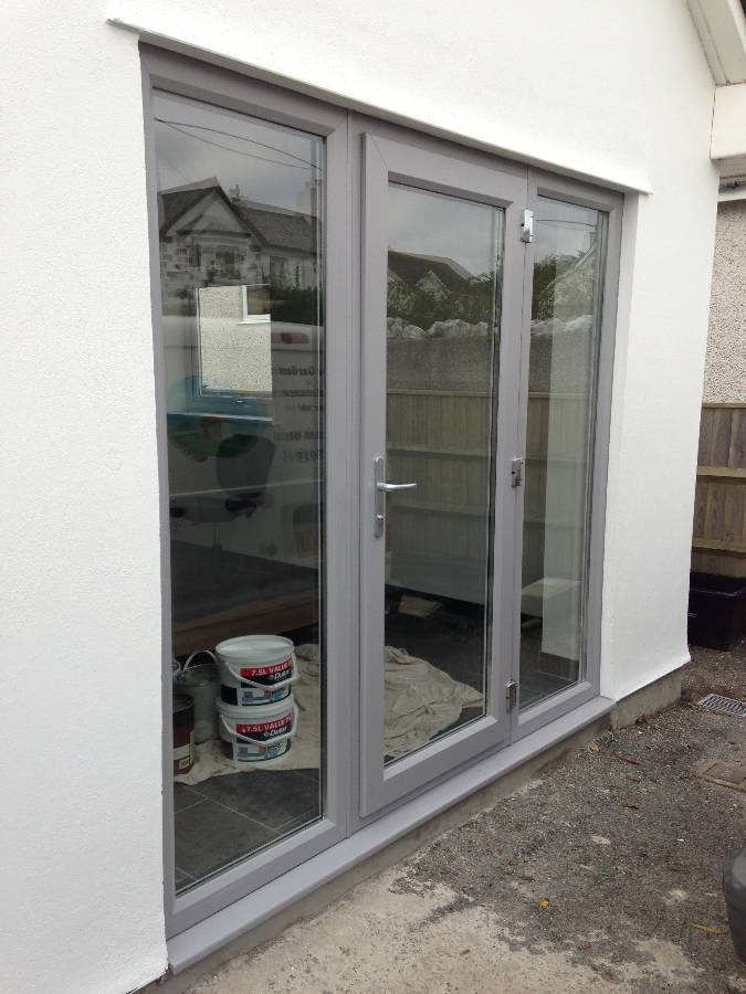 Custom Made Grey PVC Windows & Door 1